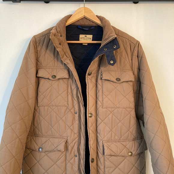 Mens BUFFALO JACKSON Quilted Cotton Field Jacket - Picture 3 of 3